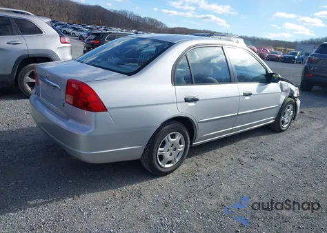 2001 Honda Civic Lx z USA, uszkodzony, nr VIN 1HGES16571L038691